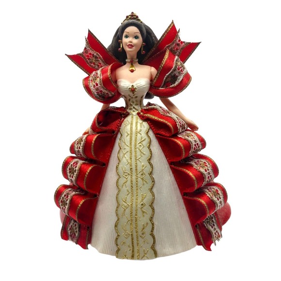 Barbie Hallmark Keepsake 1997 Christmas Ornament Red Holiday #5 Collectors Gift - Picture 5 of 16